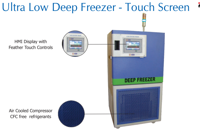Ultra-Low Deep Freezer - Touchscreen